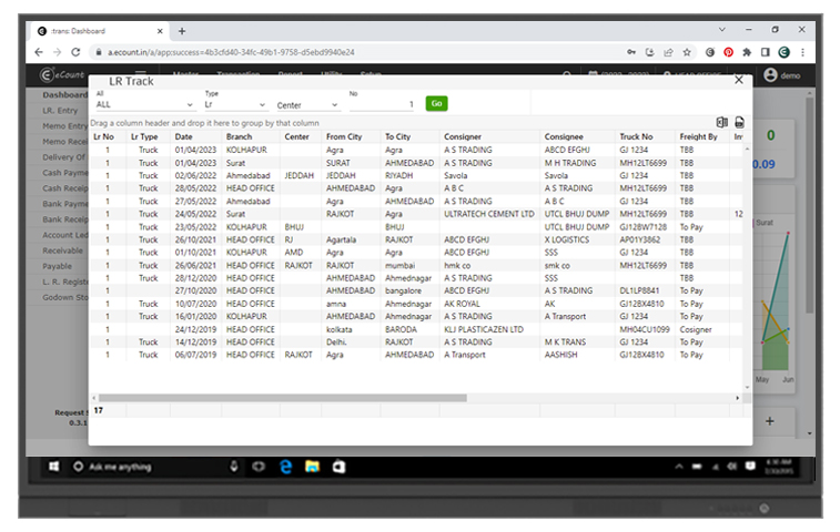 Freight Forwarding Software || E - Account ERP